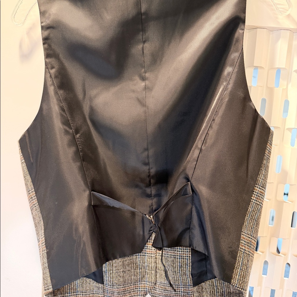 Jason Wu Plaid Button Vest Sz Small - Picture 2 of 4